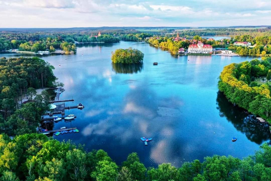 Lake Houselubniewice Domek Caloroczny Z Jacuzzi Blisko Jeziora Exteriör bild
